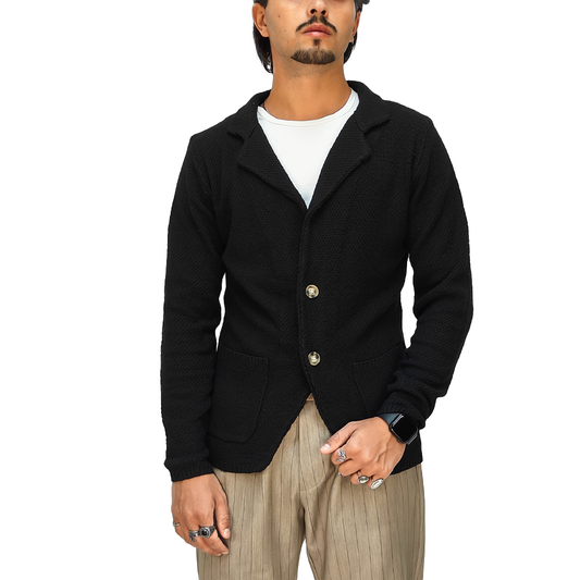 Cardigan Uomo Nero