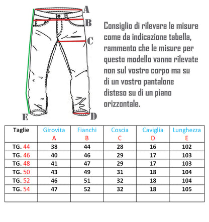 Jeans Uomo Colorato Blu Semi Slim Fit – RDV Abbigliamento