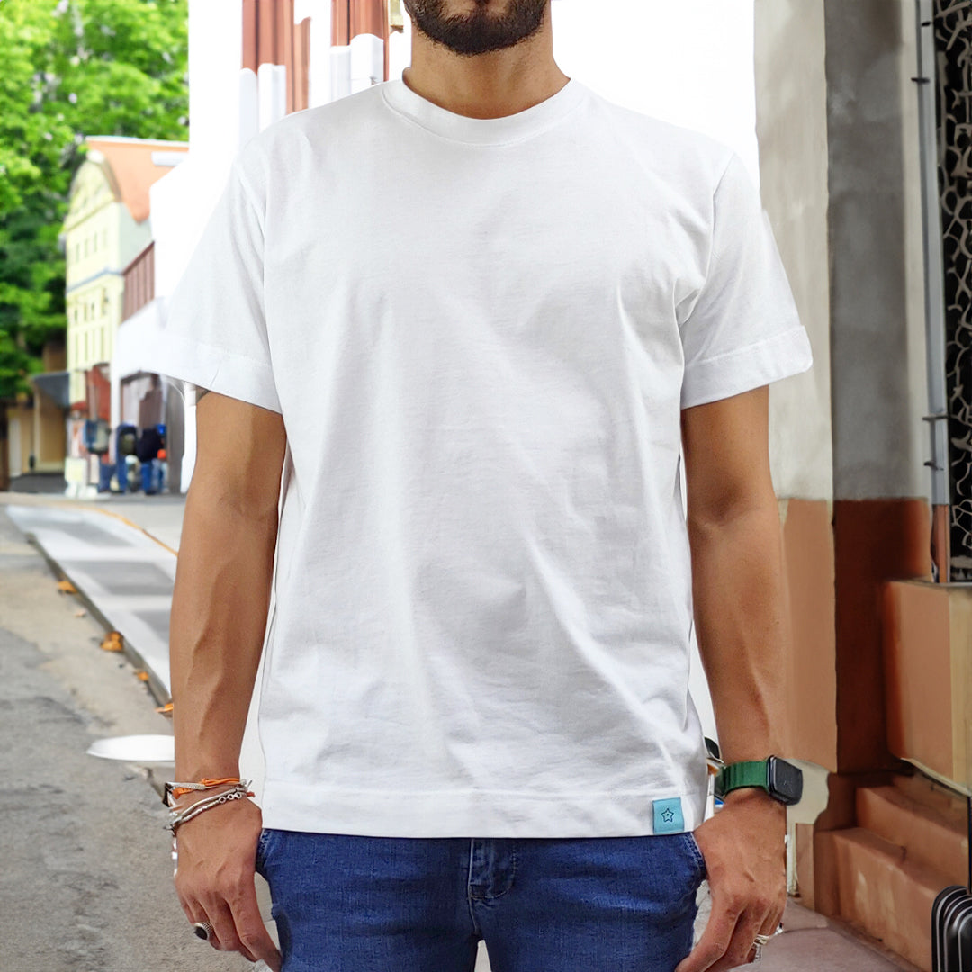 T-Shirt Oversize Cotone Bianco