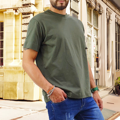 T-Shirt Oversize Cotone Verde