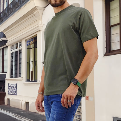 T-Shirt Oversize Cotone Verde