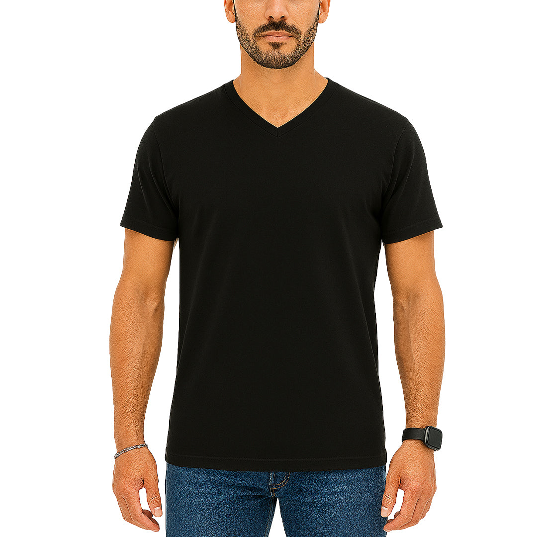 T-shirt manica corta slim fit Scollo a V