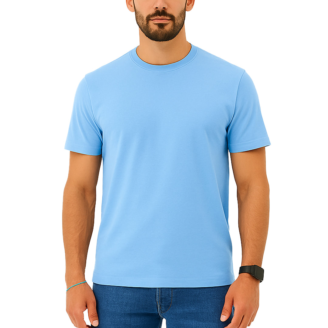 T-shirt manica corta slim fit Glicine Lavagna