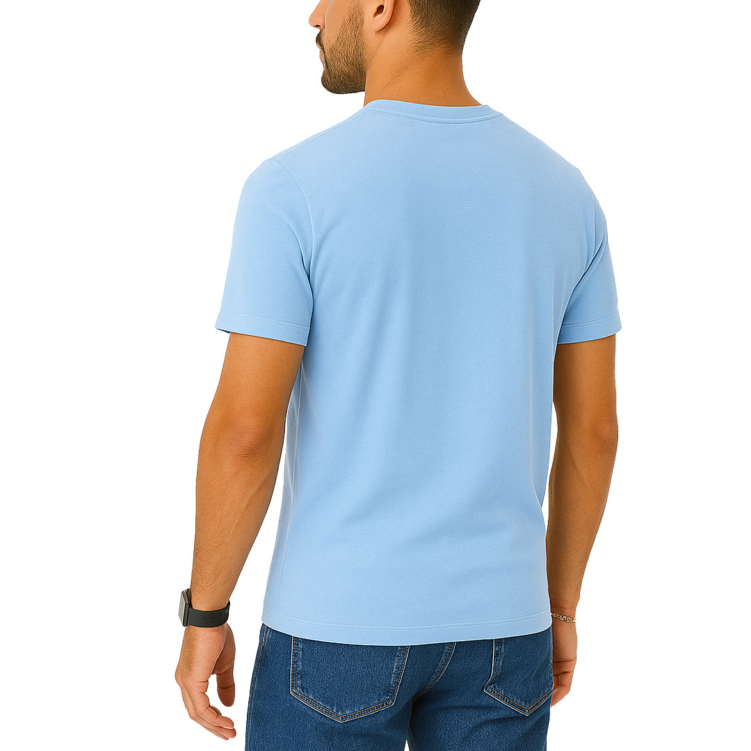 T-shirt manica corta slim fit Glicine Lavagna