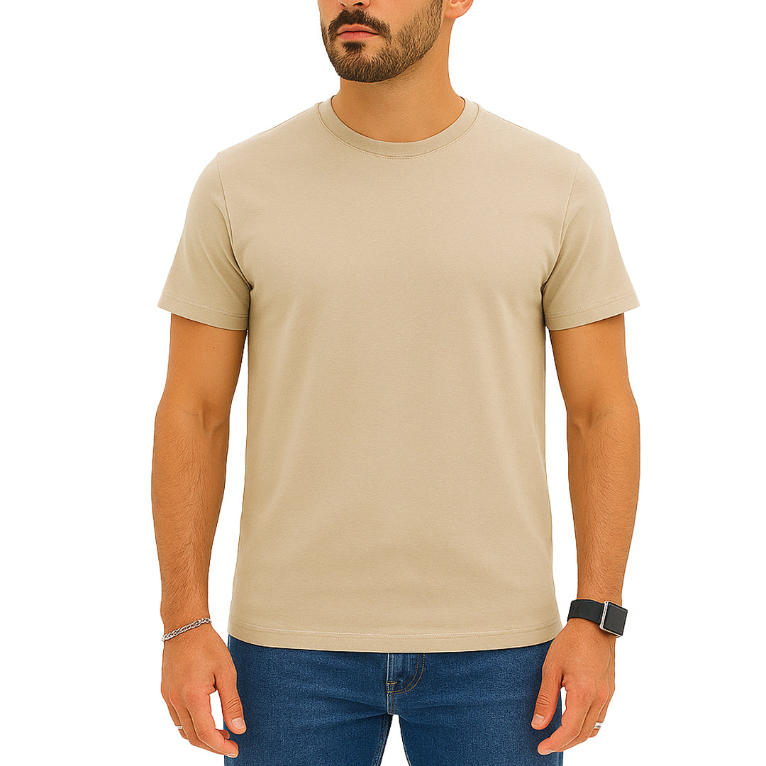 T-shirt manica corta slim fit Glicine Lavagna