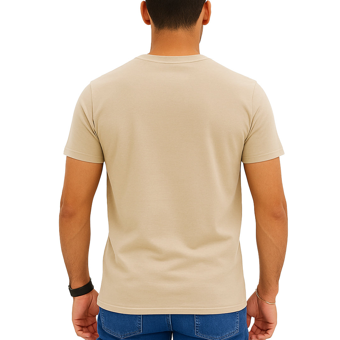 T-shirt manica corta slim fit Glicine Lavagna