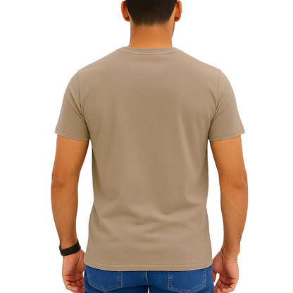 T-shirt manica corta slim fit Glicine Lavagna