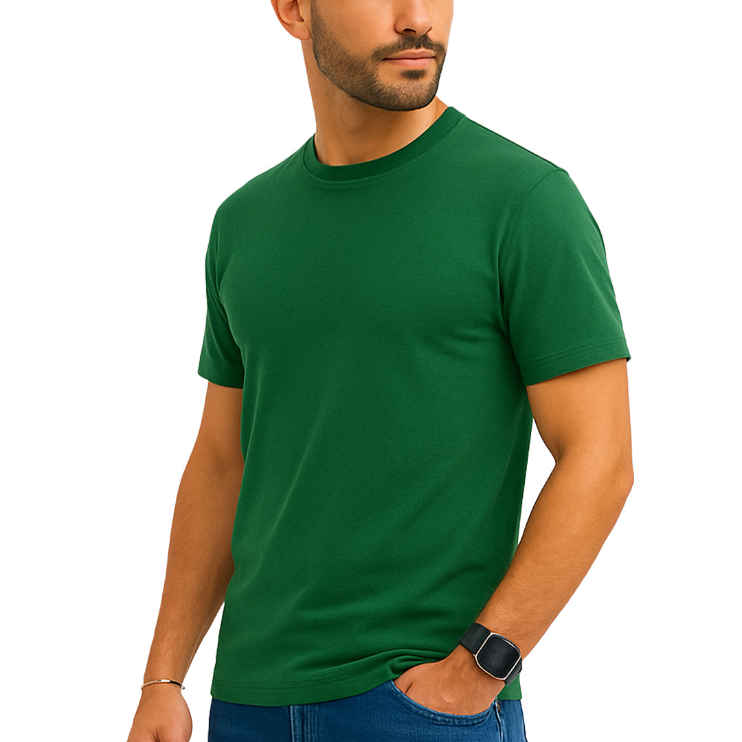 T-shirt manica corta slim fit Glicine Lavagna