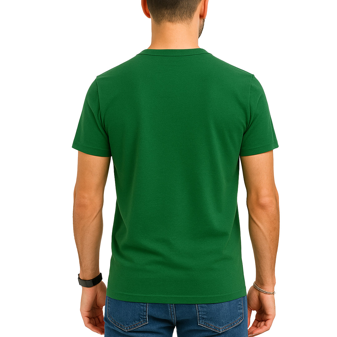 T-shirt manica corta slim fit Glicine Lavagna
