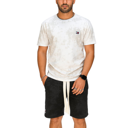 🆕 Completo Estivo Uomo T-Shirt + Bermuda – Cotone Liscio Elasticizzato | RDV ABBIGLIAMENTO